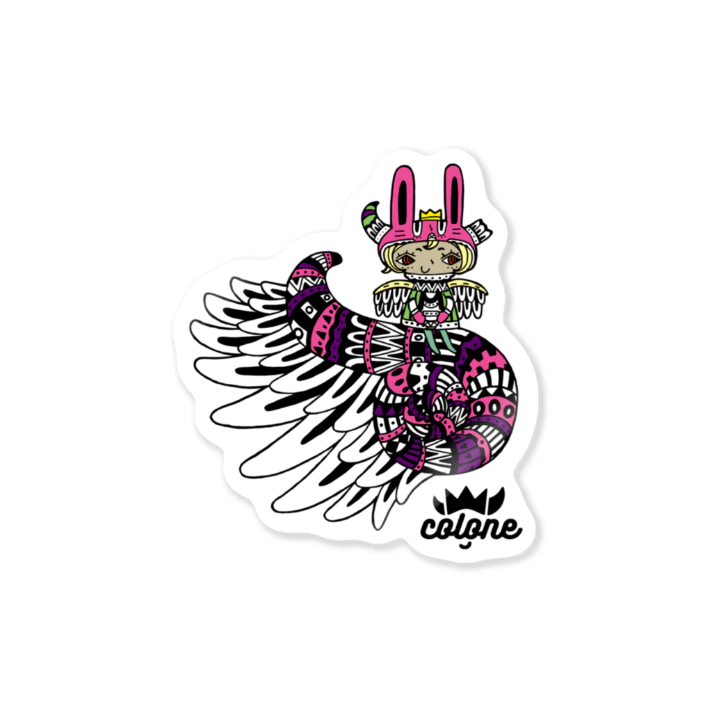 colone | Artwork by yanagiの兎の旅 Sticker