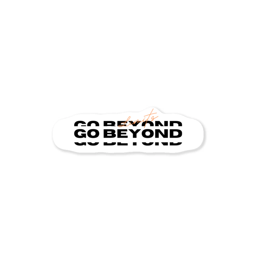 NeoNestの"Beyond Limits" Graphic Tee & Merch 2 ステッカー