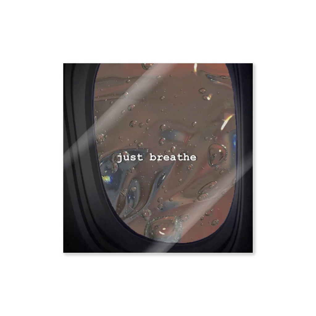 __mixyのjust breathe ステッカー