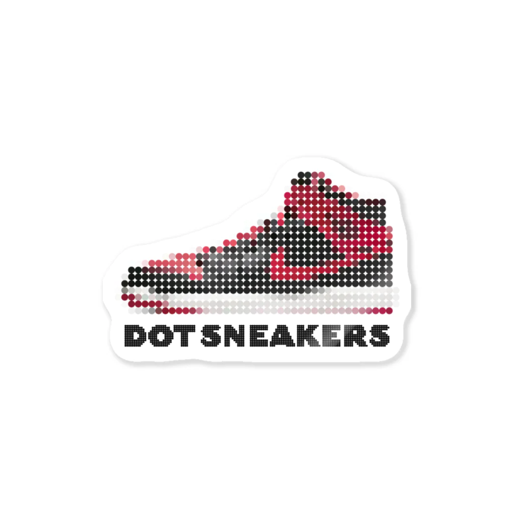 SCARF_BEAR_DESIGNのDOT SNEAKERS［003］ ステッカー