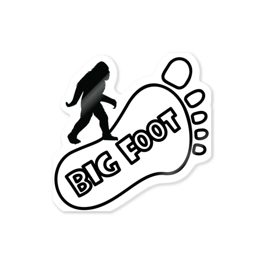 きら星のBIG FOOT ステッカー