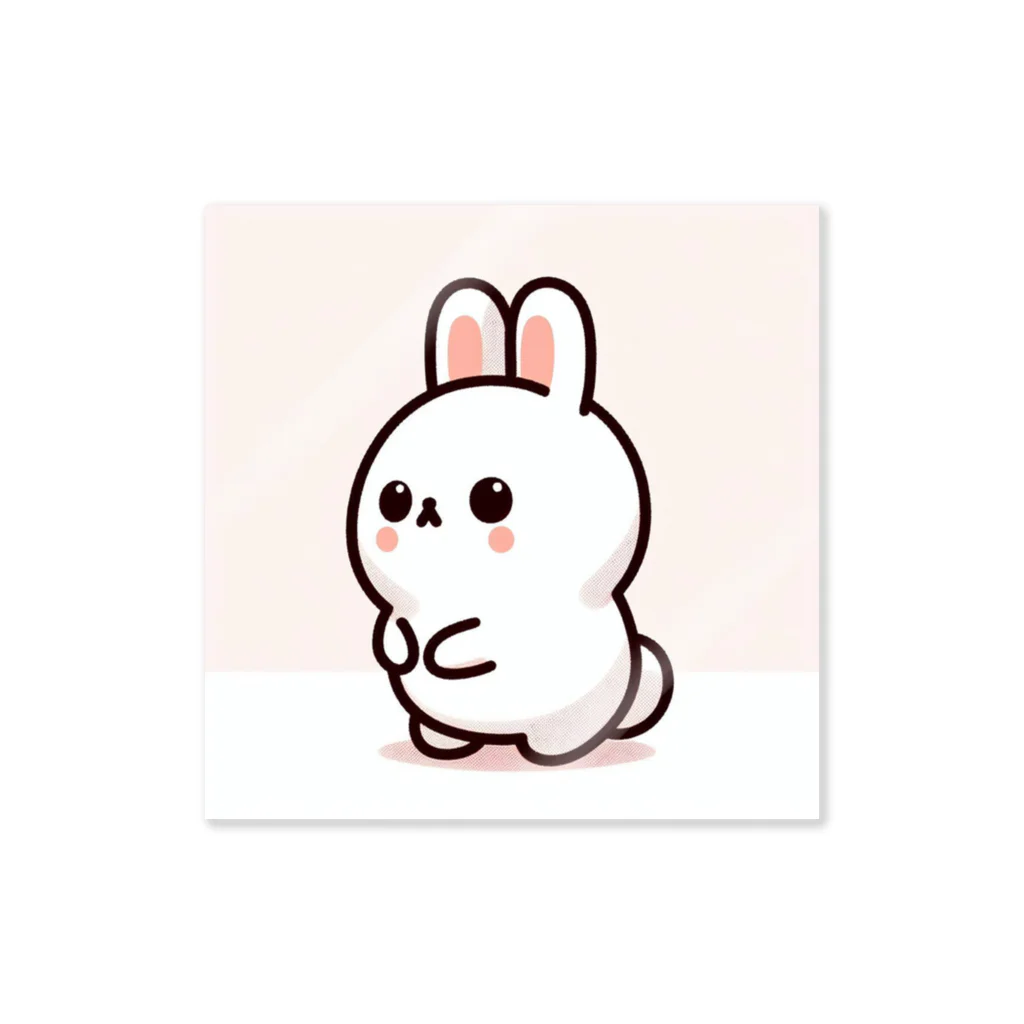 pekikoのうさぎの梅 Sticker