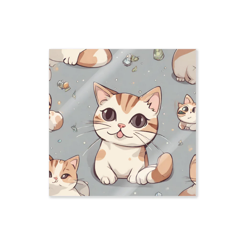 しゃいんぼっくすのねこみけちゃん Sticker