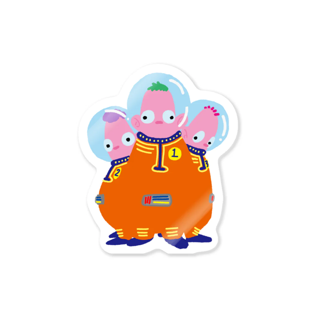 がわしょっぷのスペース３　シリーズ１ Sticker