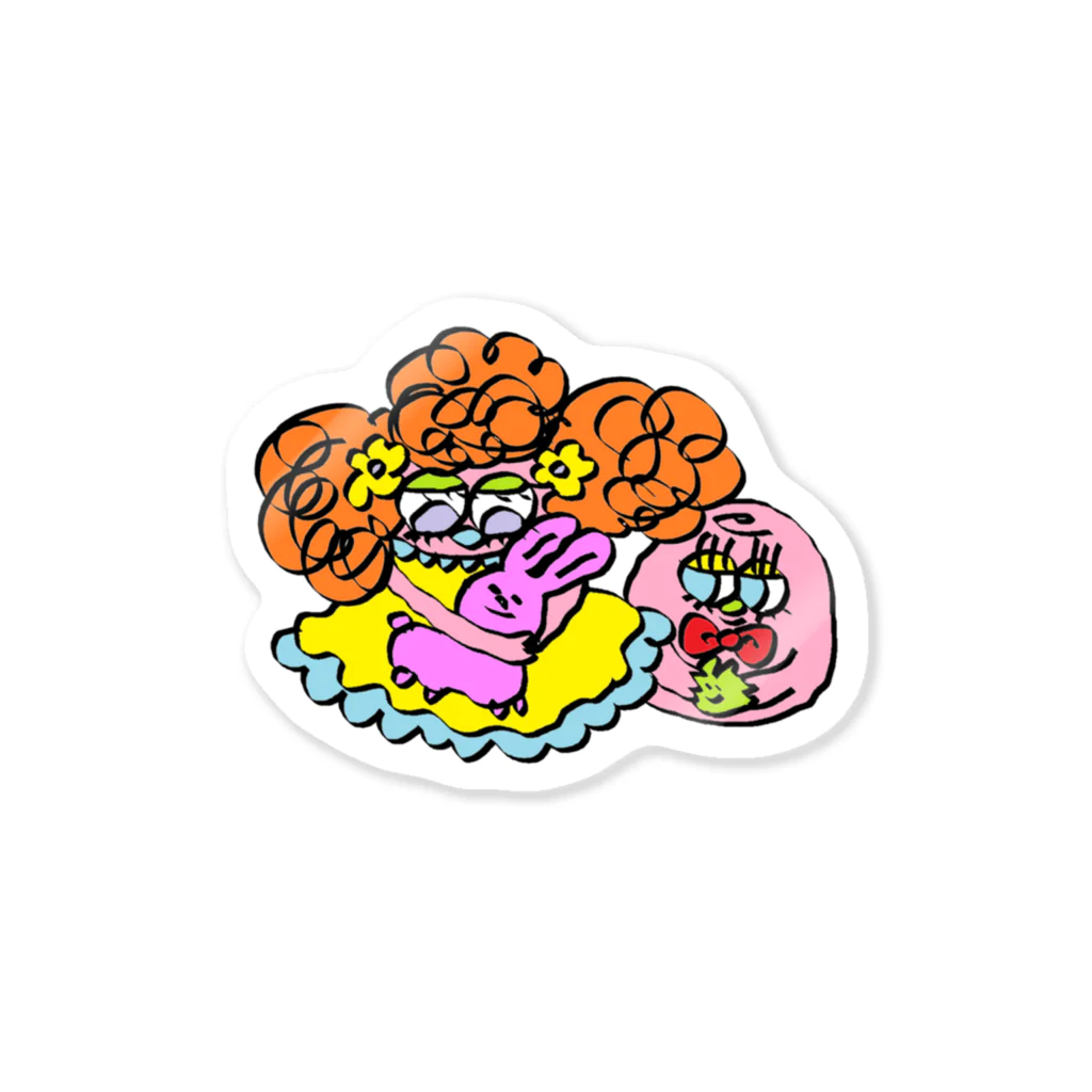 ｉｐｕｙａ(イプヤ)のむぎゅっとチョモパチョ Sticker