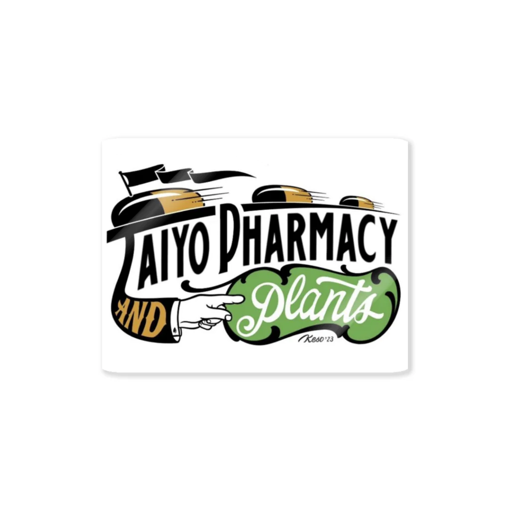 TAIYO  PHARMACY AND PLANTSのTPAP ステッカー