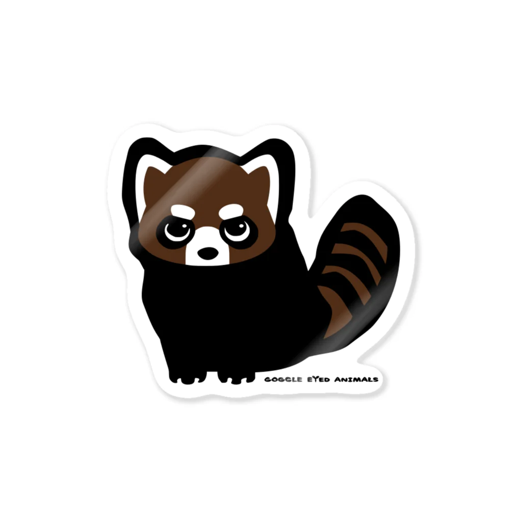 Manatee shopのRED PANDA Sticker