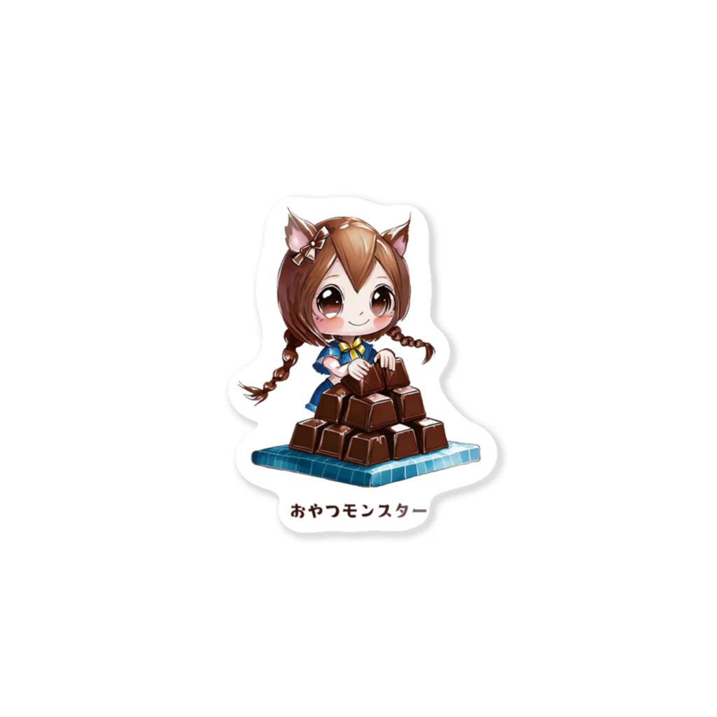 リス子のおみせのチョコレートモンスターgirl Sticker