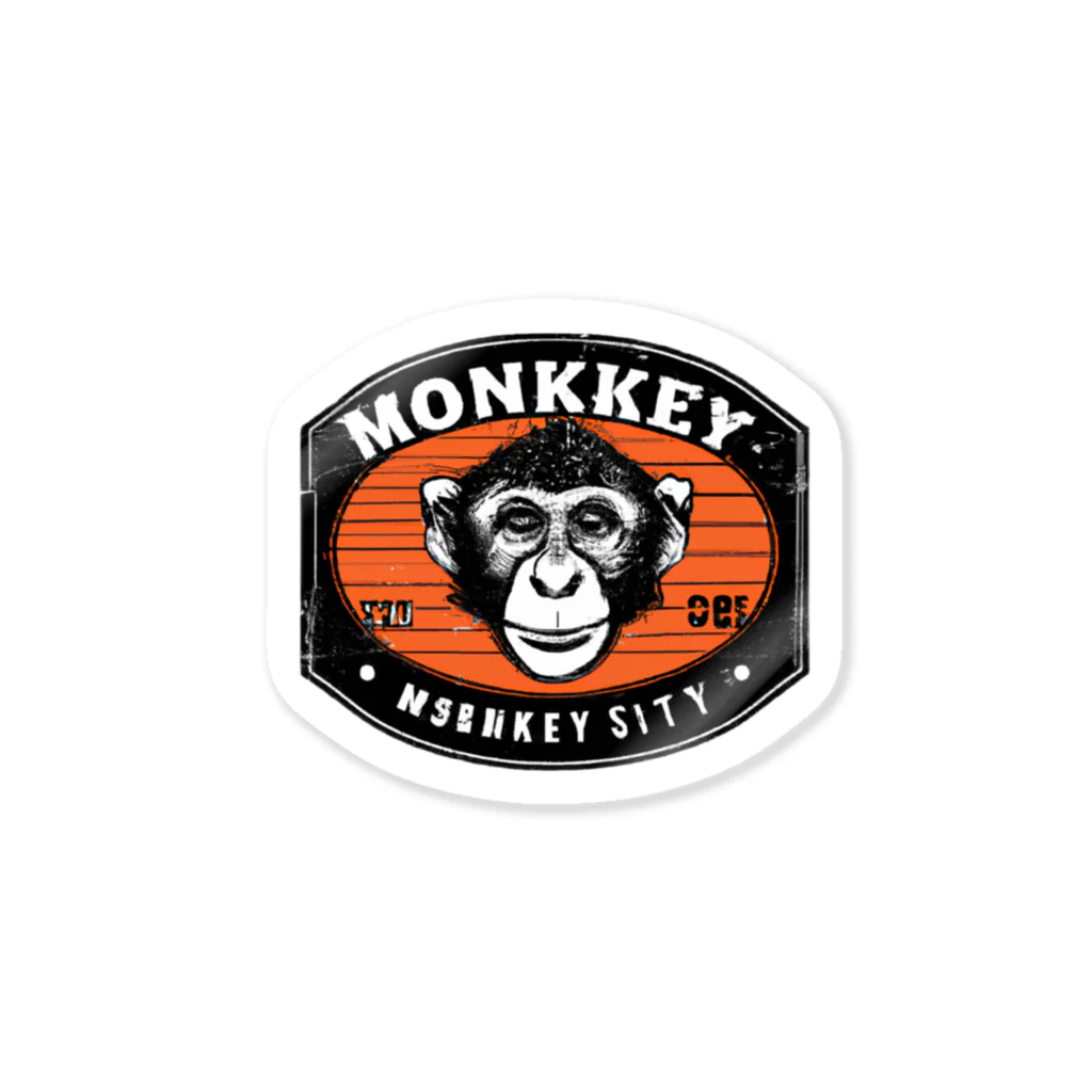 猿人★ロックの猿人ロック　ロゴ Sticker
