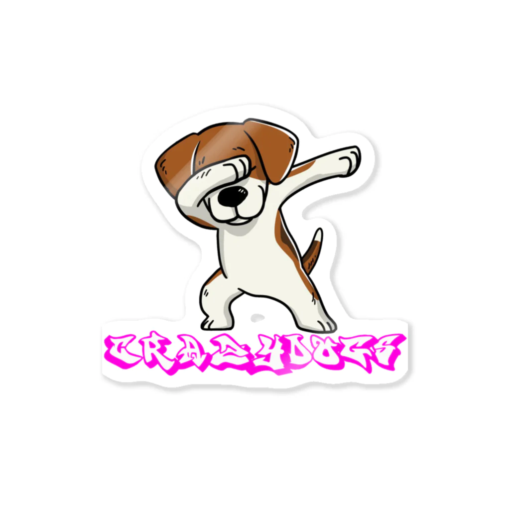 CrazyDogsのTheDog Sticker