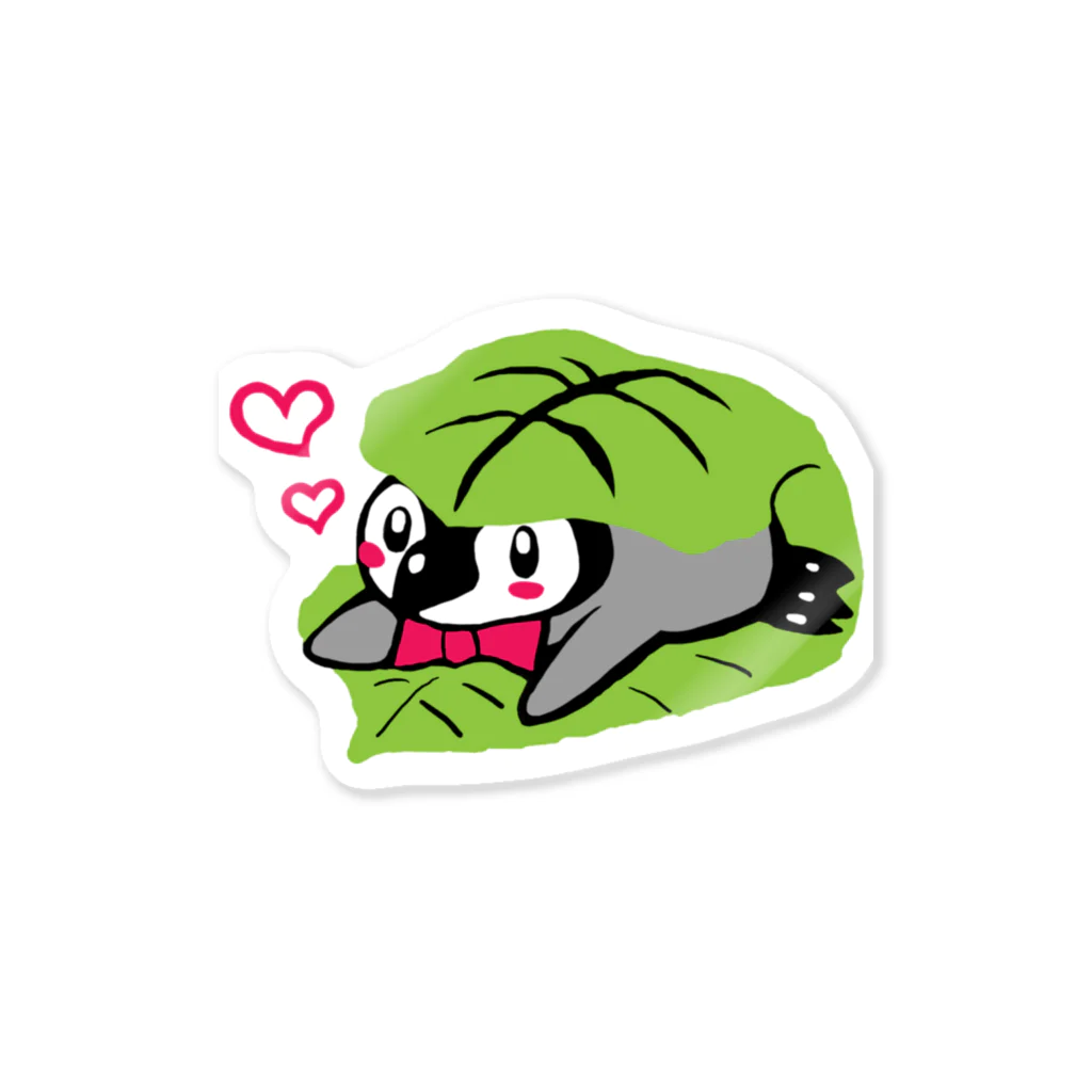 るりんごむのかしわもちぺんぎん Sticker