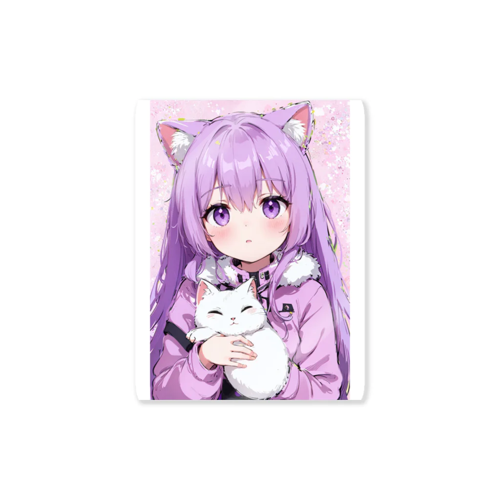 パンジー氏の隠れ家の猫ちゃん大好きぃー！ Sticker