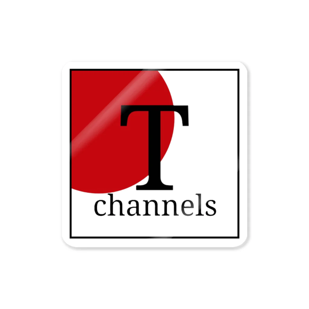 T-channelsのT-channels　series ステッカー
