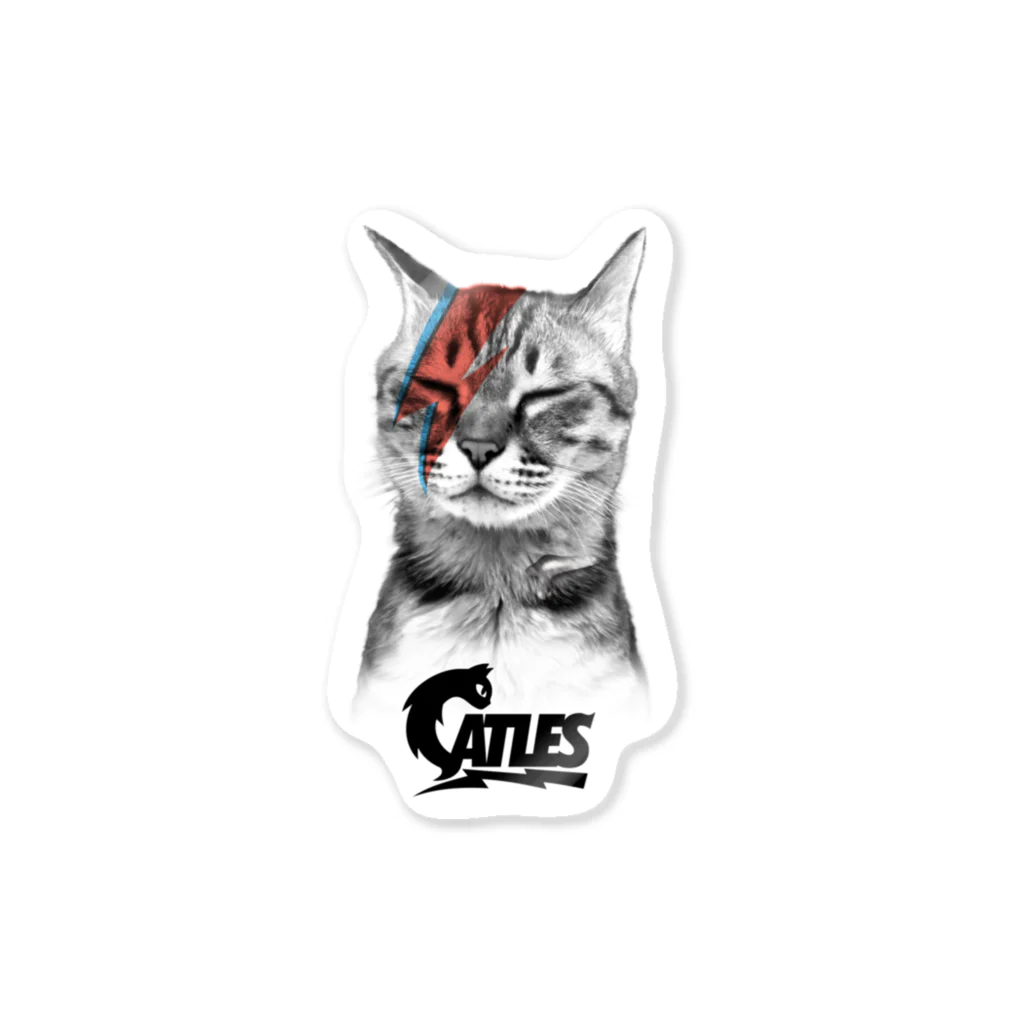 CATLESのCATLES FUKUSUKE BOWIE Sticker