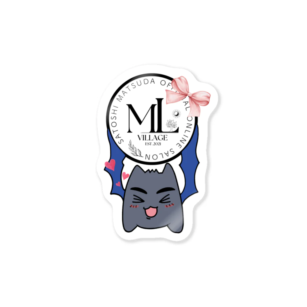 松田悟志のアートな小部屋のさとべぇmeets ML VILLAGE Sticker