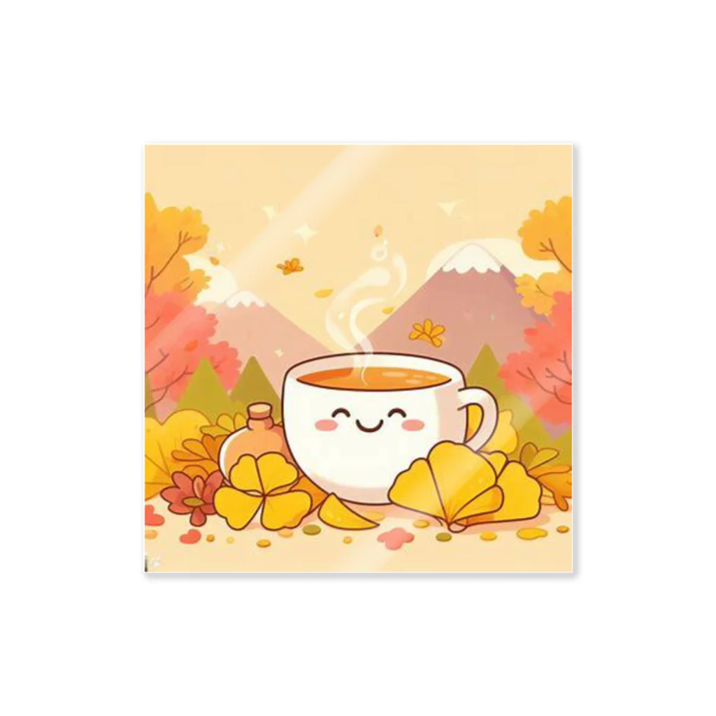 chapinnuのイチョウと紅茶シリーズ② Sticker