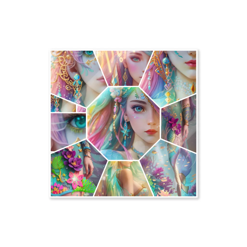 💖宇宙整体♪🌈♪こころからだチャンネル♪💖のcutie mermaid REINA WORLD Sticker