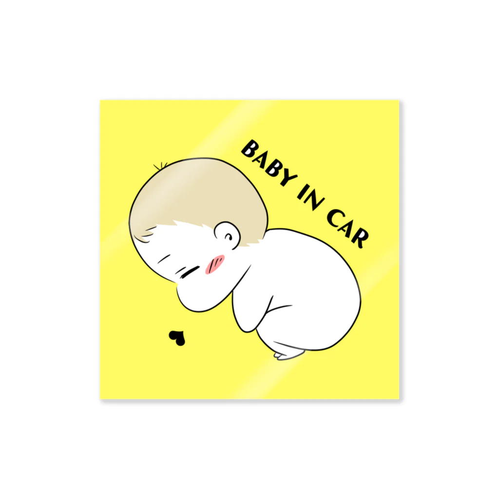 タソのBABY IN CARステッカー Sticker