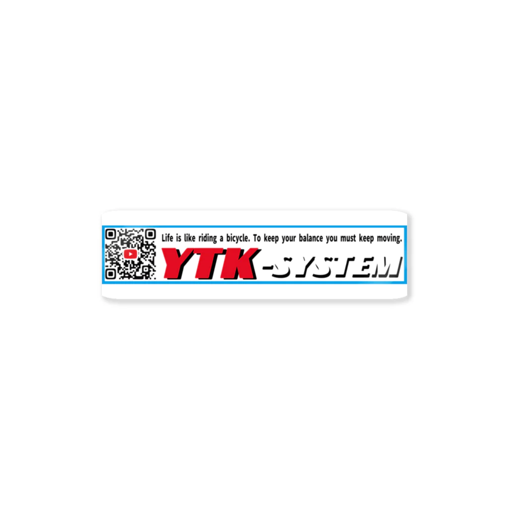 YTK-systemのYTK-system V3 ステッカー