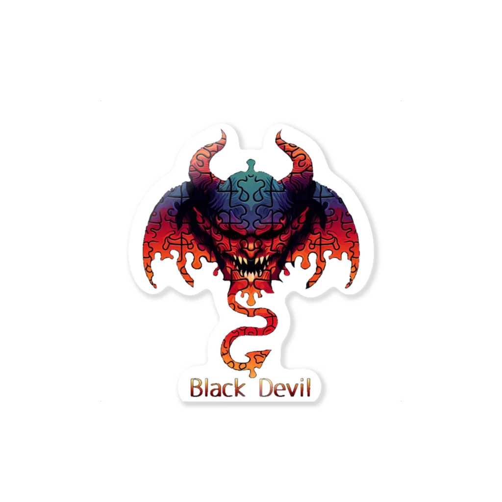 Lock-onの【Black Devil】02 ステッカー