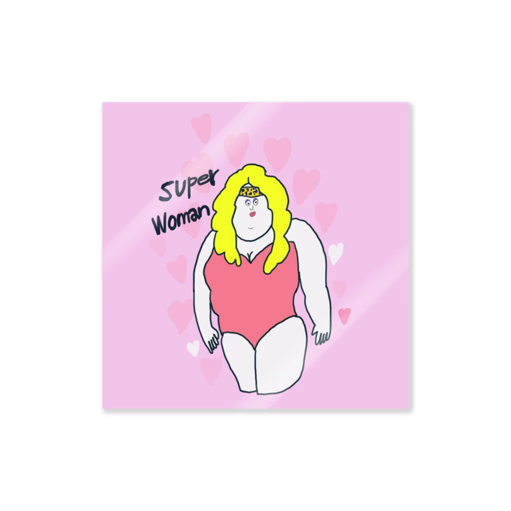 Wagamamaのスーパーwoman Sticker