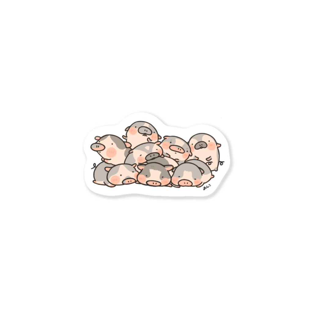 あんこ☆のほにゃほにゃグレーちゃん Sticker