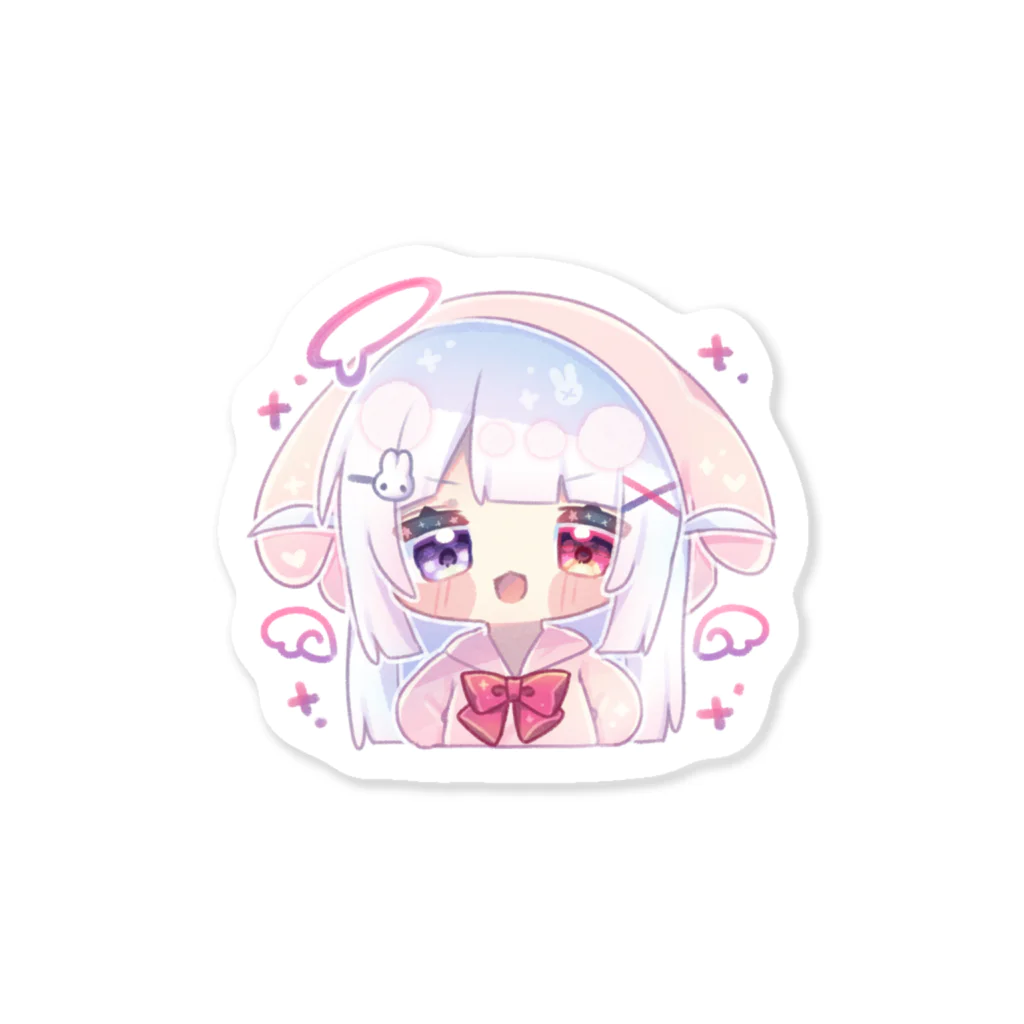 みなづき。のうさ耳パーカーちゃん(ドヤ顔) Sticker