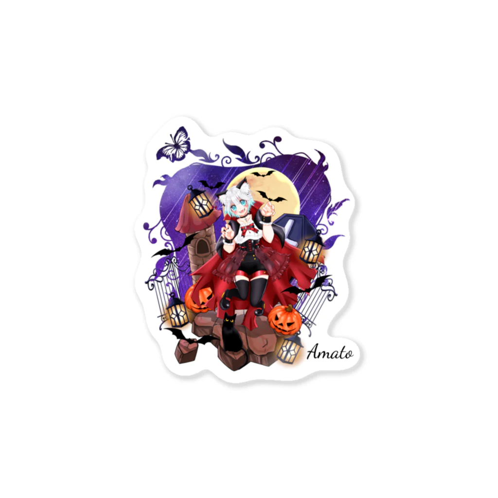 天兎の作品展のにゃんぱいあ天兎 Sticker