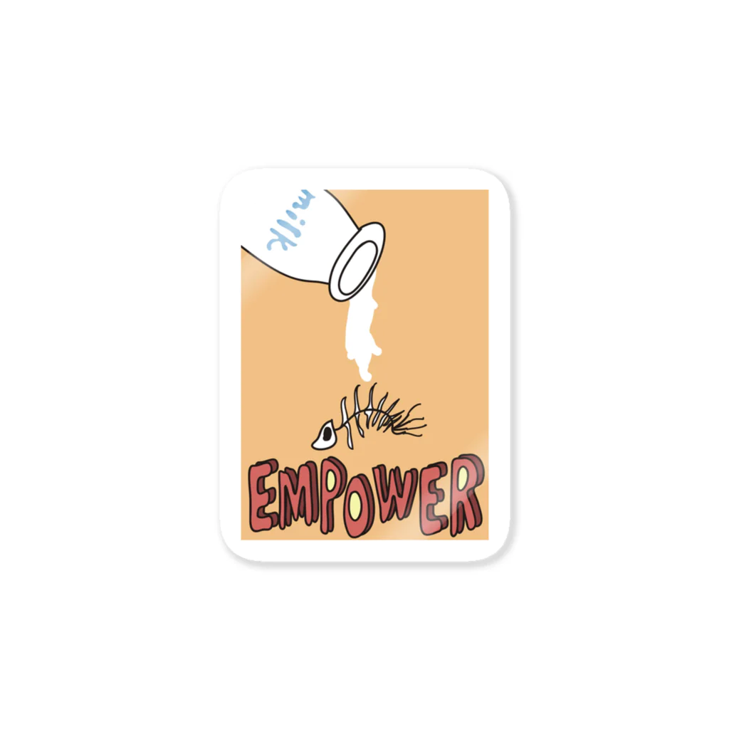 石崎コウのEMPOWER ステッカー