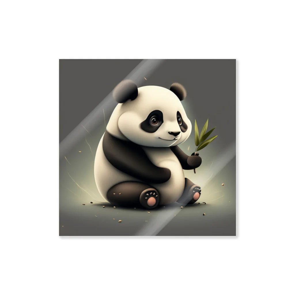 FluffyPanda_AIのPizzazzPanda Sticker