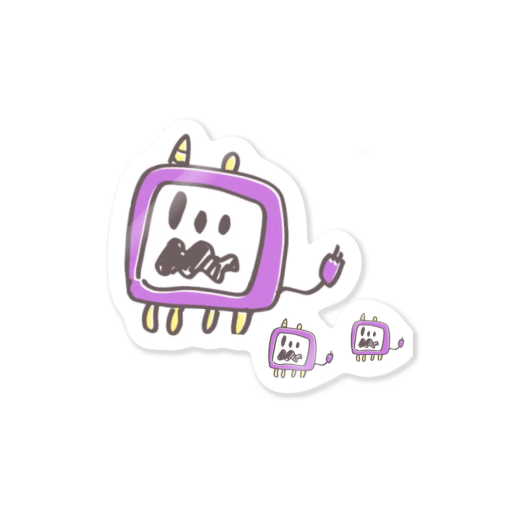 Official GOODS Shopのテレキューの親子 Sticker