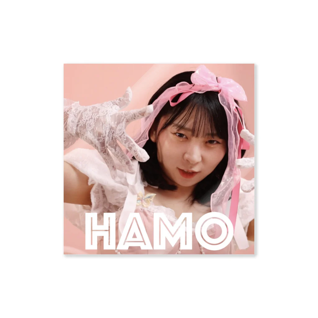 にゃんこスターのアパレルショップ「boutique AYUMI」のHAMOステッカー Sticker