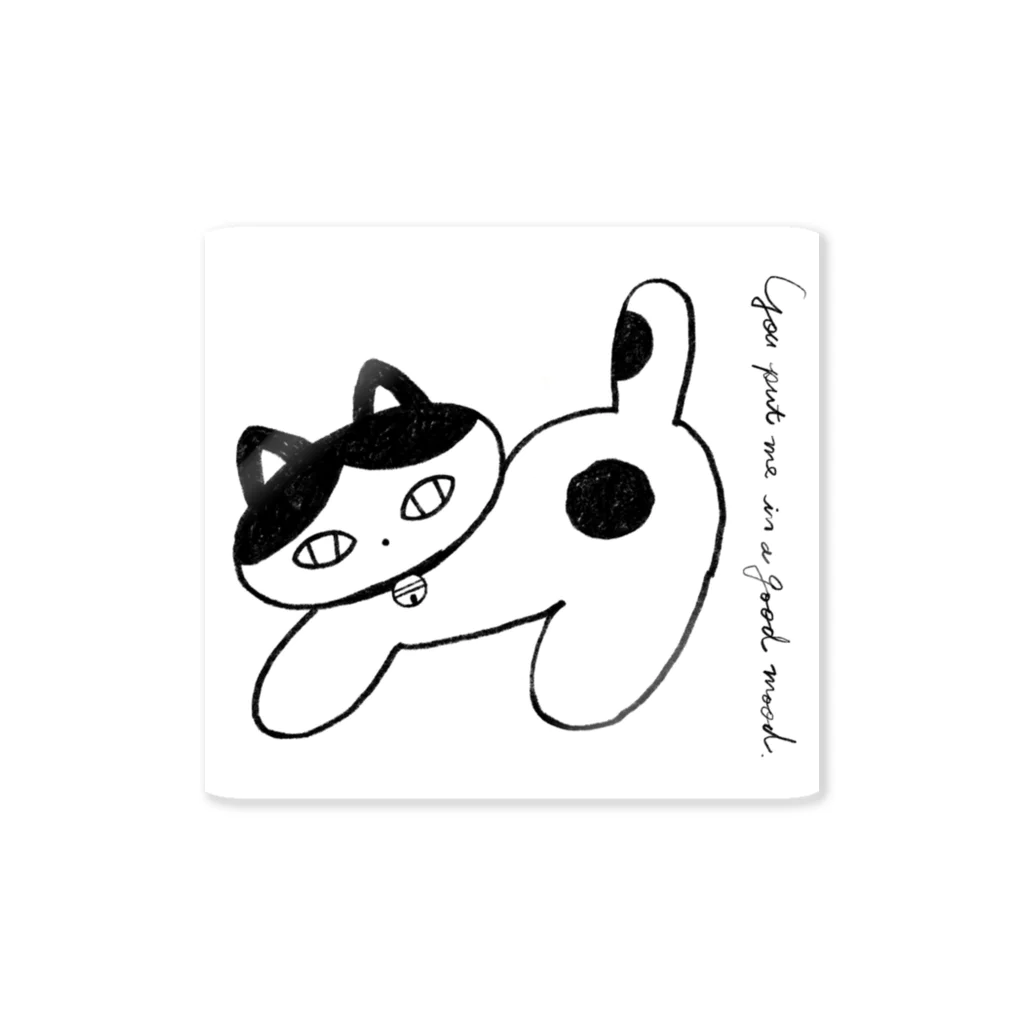 Sonon Buttonのねこねこハチワレ ステッカー