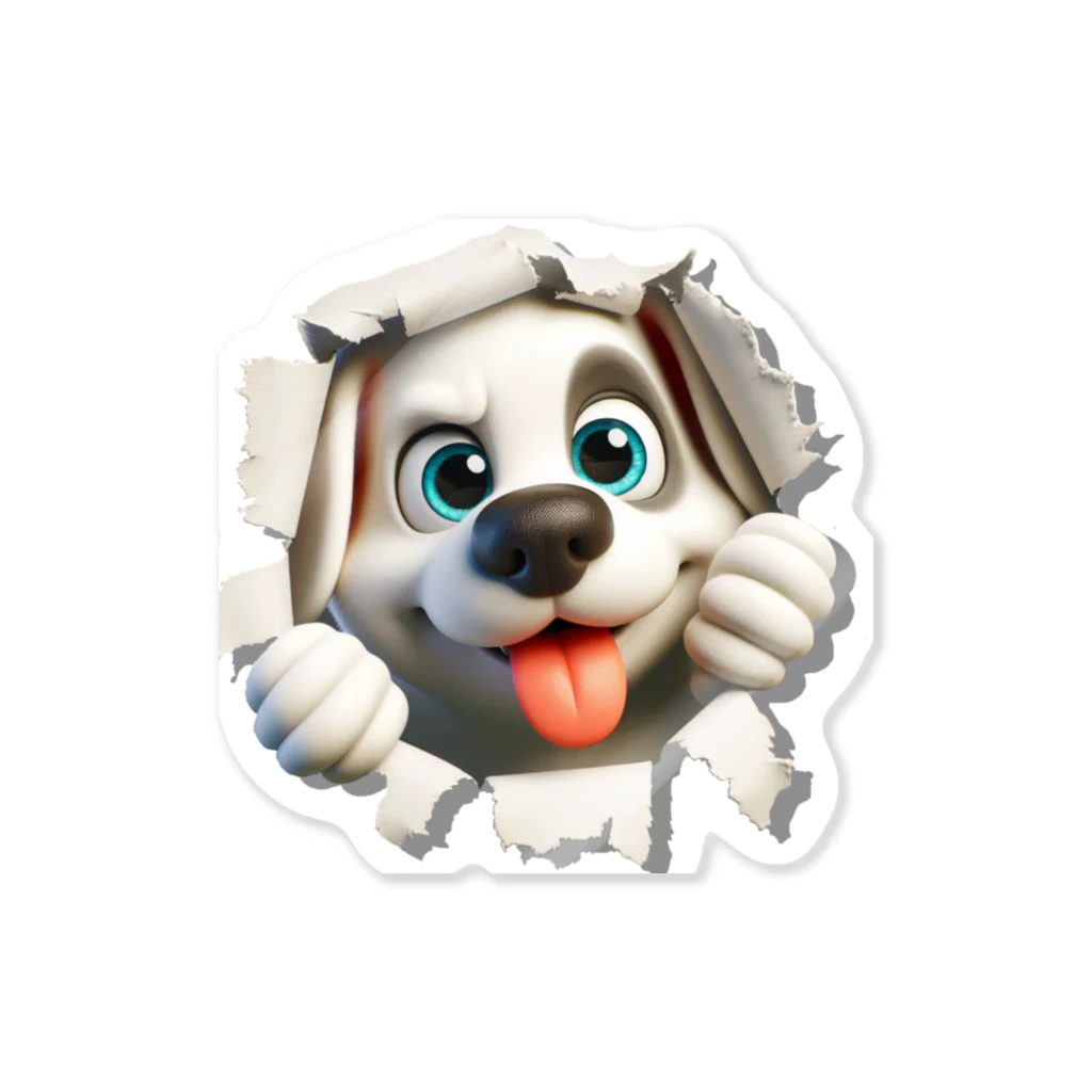 sectorのNaughty dog Sticker