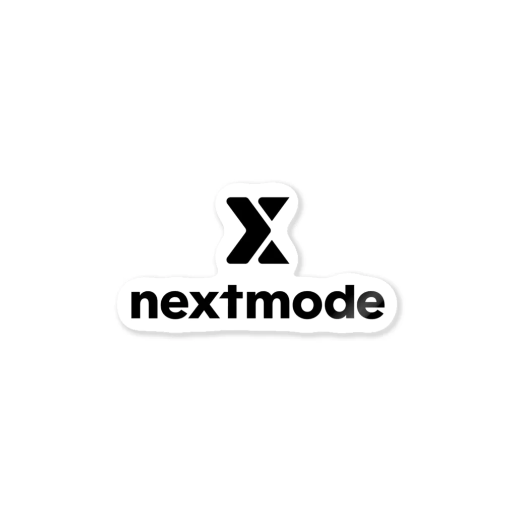 Nextmodeのネクストモード　ブラックロゴグッズ ステッカー