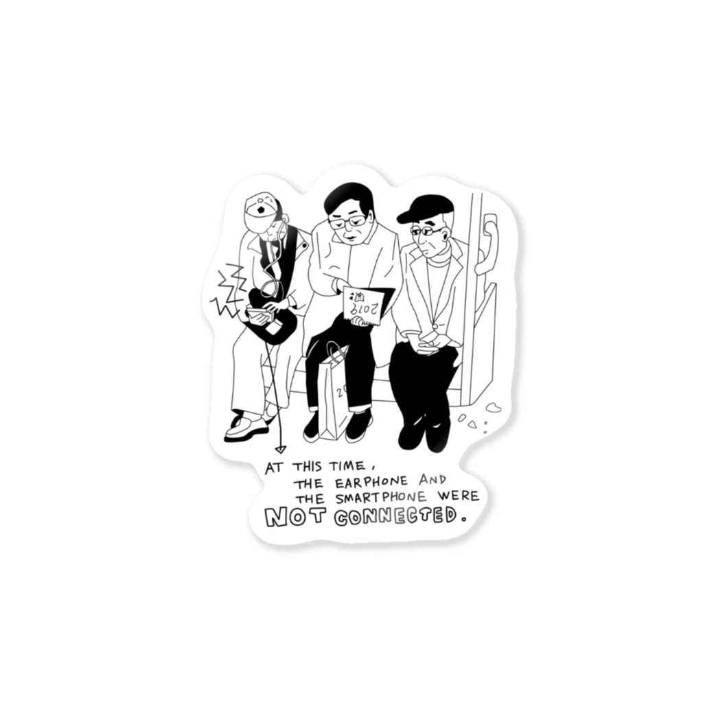 dogの韓国地下鉄大きいステッカー Sticker