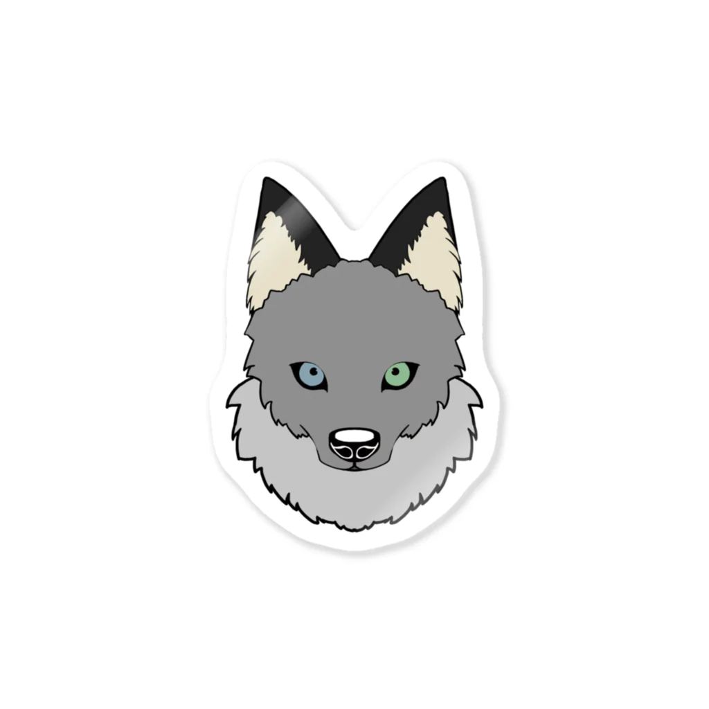 塵芥のWolf Sticker