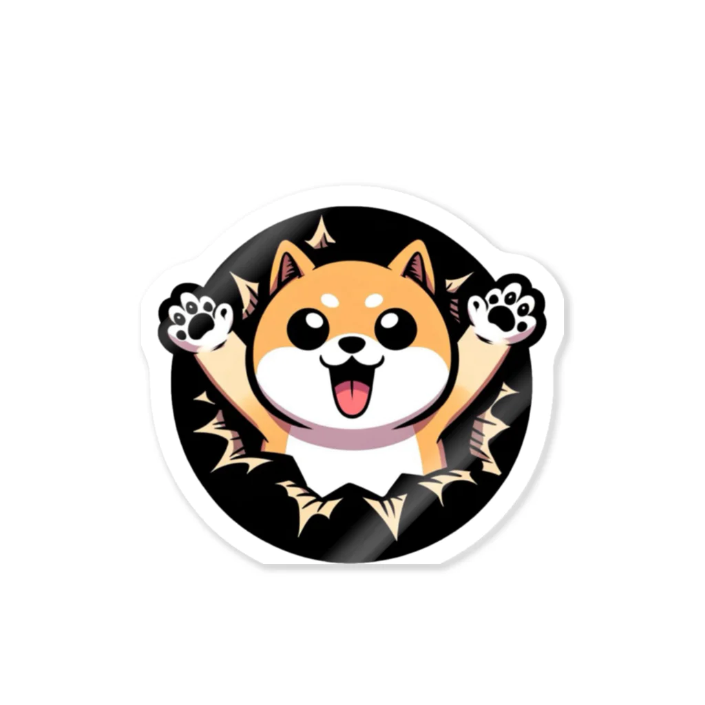 ショップリトのしば犬きくまるグッズ Sticker