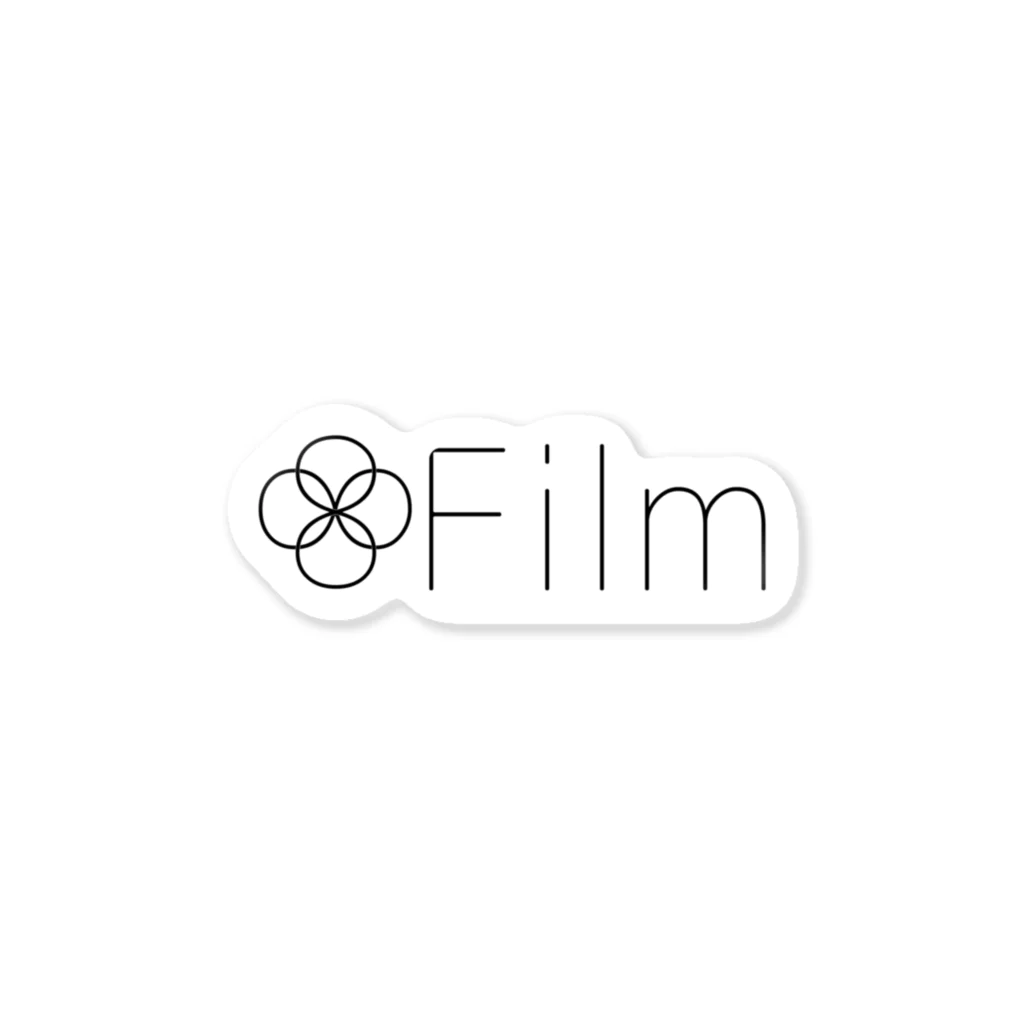 ８Film Official Shopの８Filmロゴ ステッカー