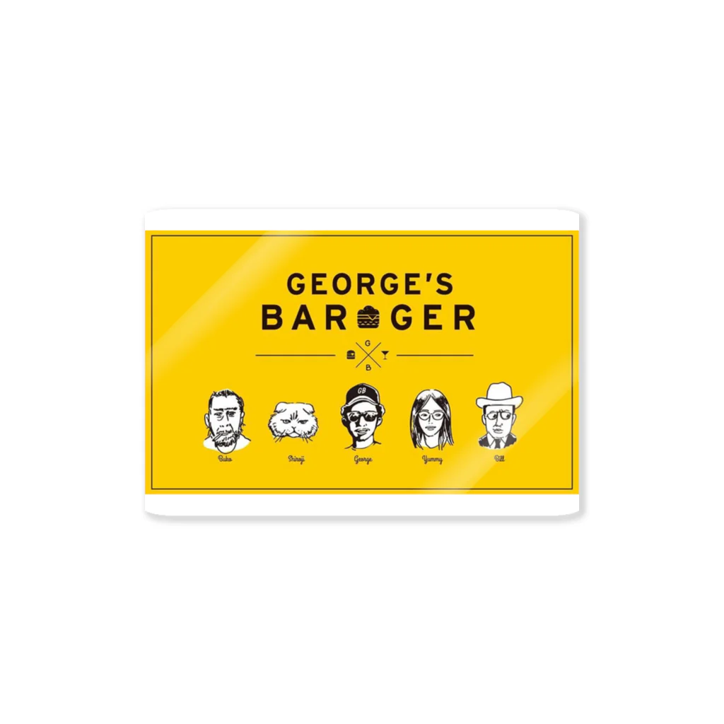 GEORGE'S BARgerのGEORGE'S BARger ロゴグッズ Sticker