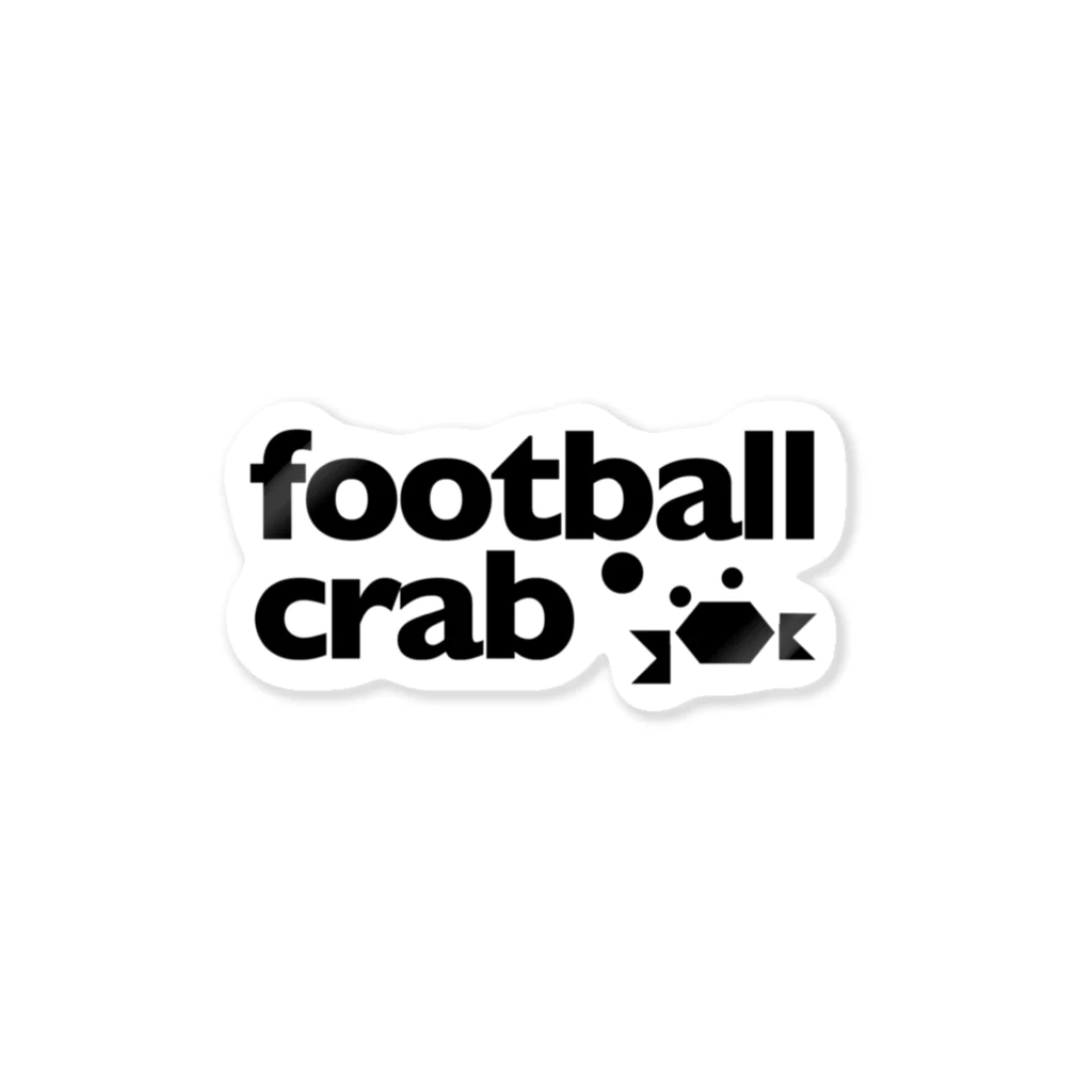 football crab.のfootball crab ステッカー