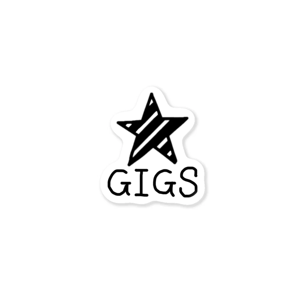 GIGSのGIGSオリジナルグッズロゴ Sticker