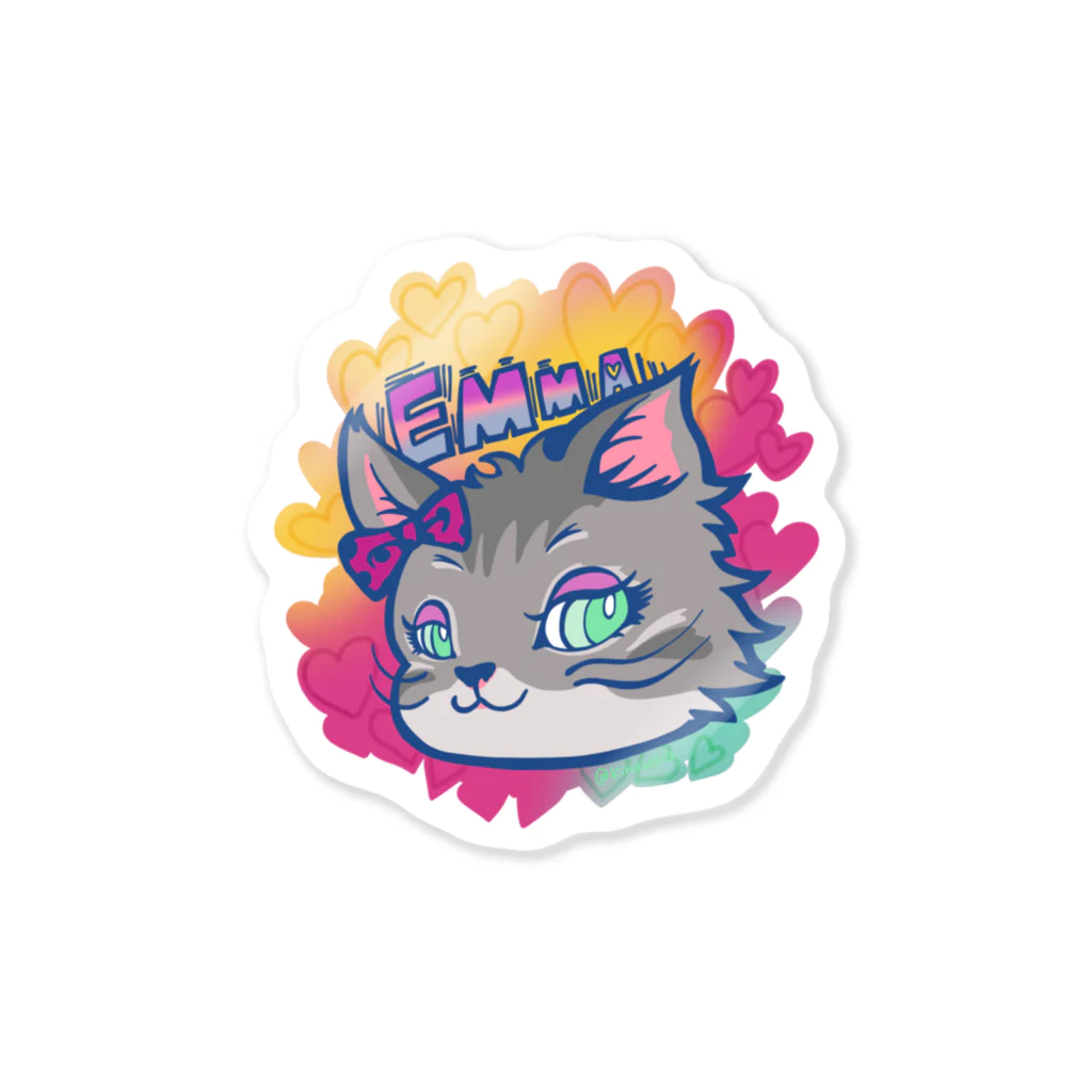 猫のきぬくんのお店のEMMA Sticker