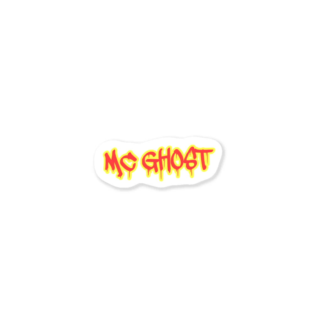 yokohama ghost(ホラー商品を販売中！)のMC GHOST ・ロゴオリジナルグッズ Sticker