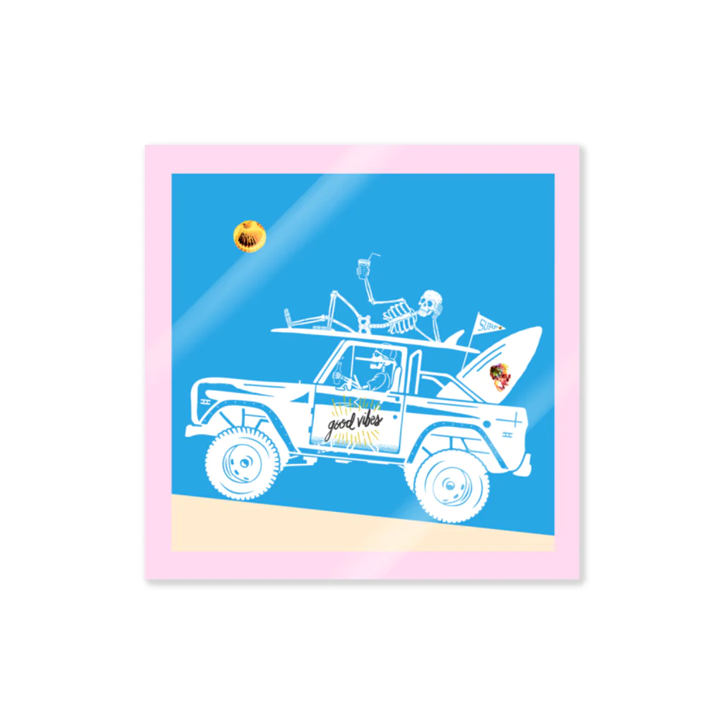 BobkachieeLennonのBEACH４ Sticker