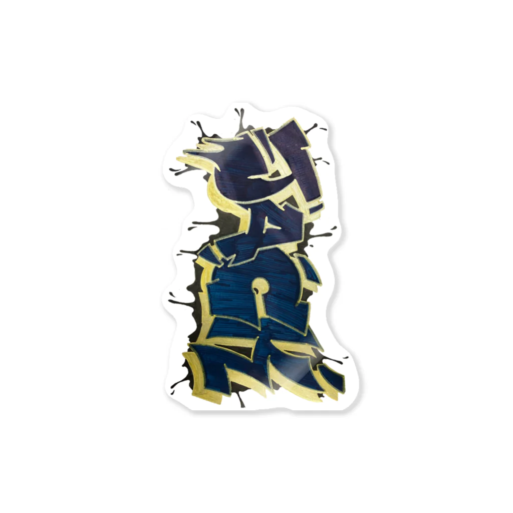 EのJACK Graffiti Sticker