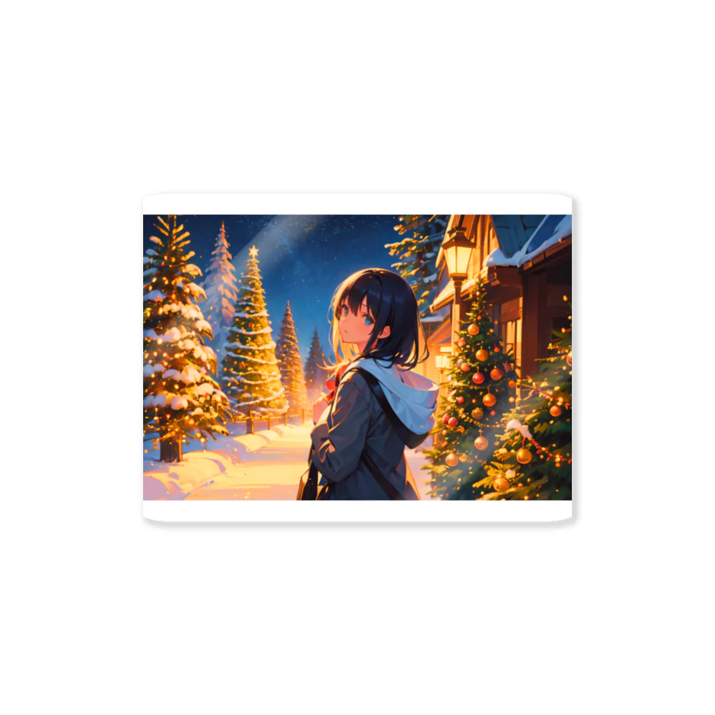 卯月なのかのChristmas Journey　〜家族や友達と分かち合う聖なる夜の旅〜　No.7「きよしこの夜」 Sticker