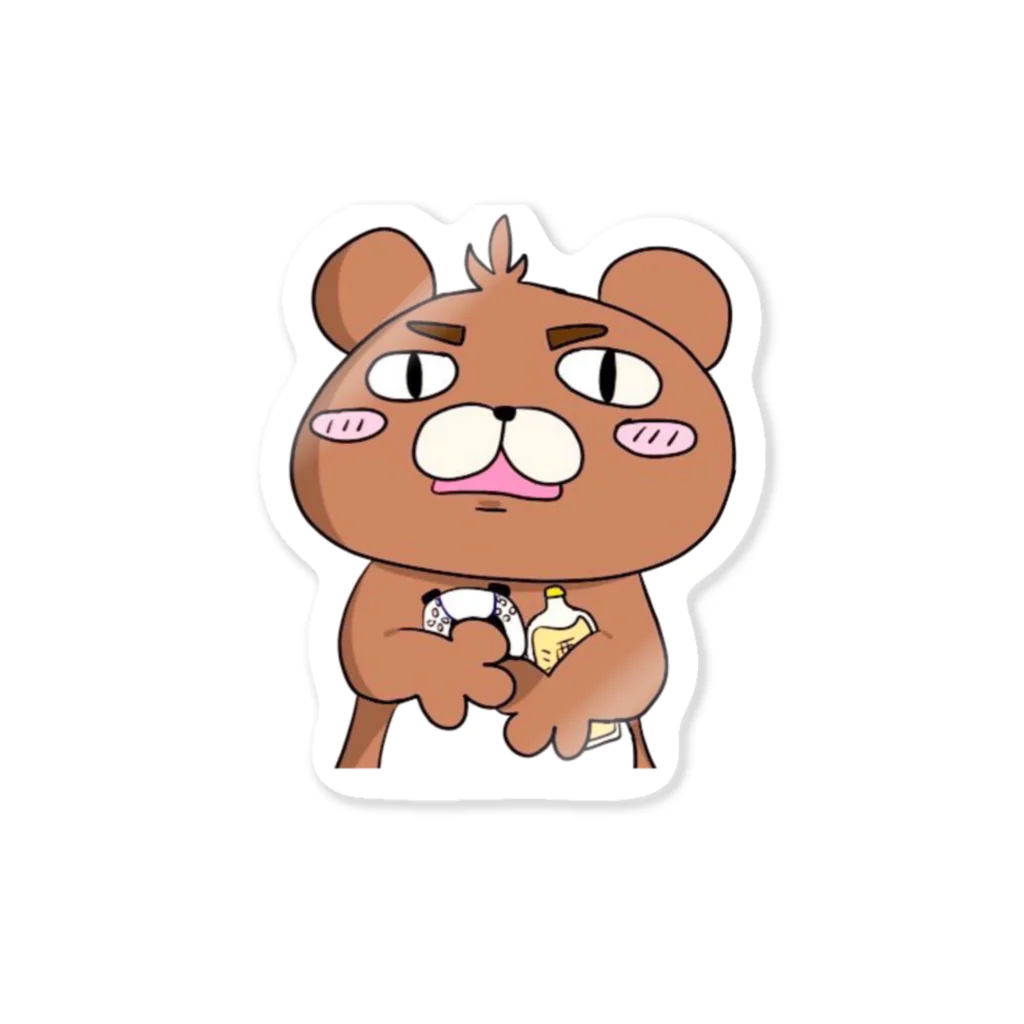 ふじおかのくまのふじおか君 Sticker