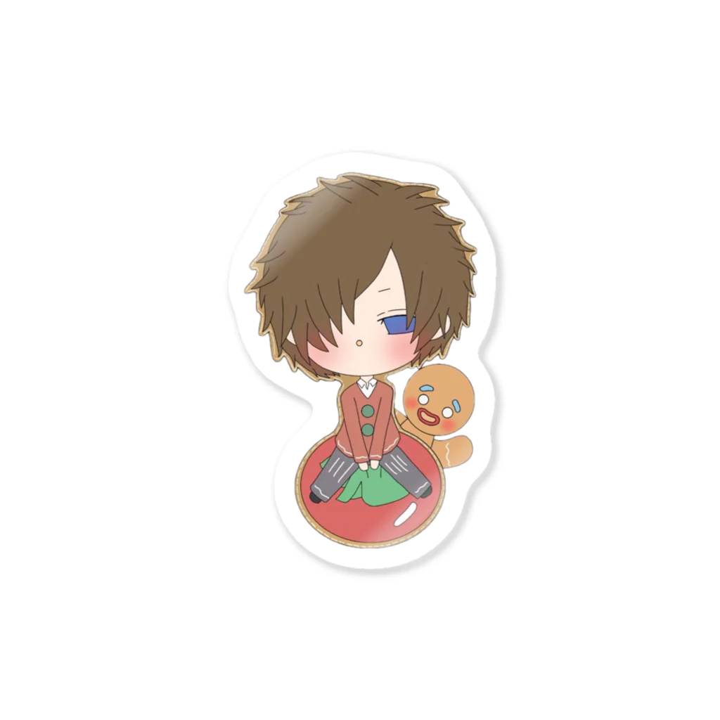 (⊙ө⊙)ﾘｮｰ!!🍅のクッキーマン Sticker