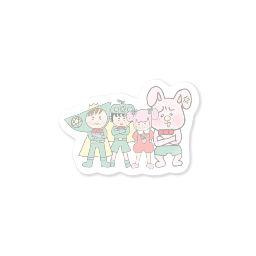 びーんずしょっぷのなかまたち Sticker